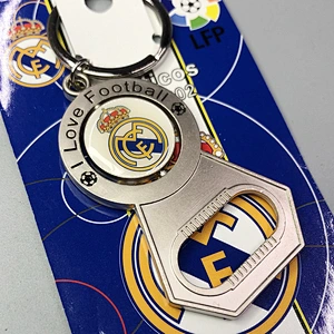 Fan Articles Germany Brazil Netherlands Italy France Spain Football Team Bottle Opener Metal Keychain