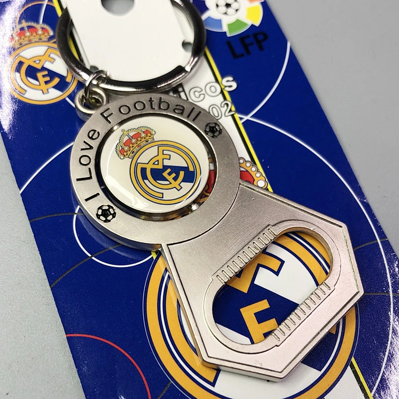 Fan Articles Germany Brazil Netherlands Italy France Spain Football Team Bottle Opener Metal Keychain