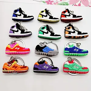 3D Sneaker Keychain Soft PVC Shoe Keychain