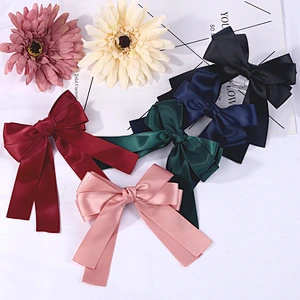 Online Celebrity Hair Bows Accessories Korean Hair Spring Clip for Women