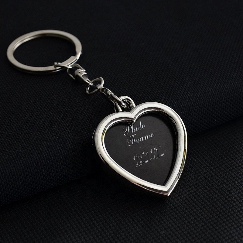 Profile picture photo frame keychain accept custom logo