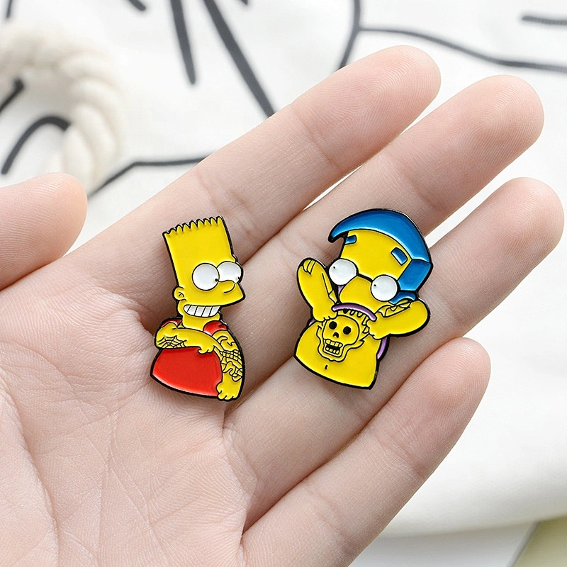 The Situation Comedy Simpson Families Tattoo Funny Pins Enamel Badge Wholesale