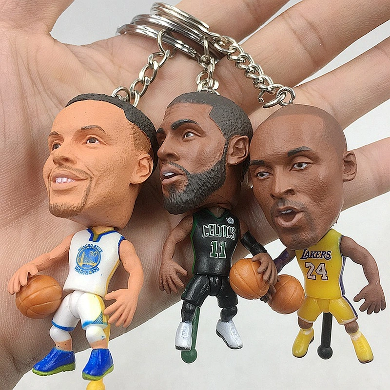 Basketball Fan 3D Player Keychain Figurine
