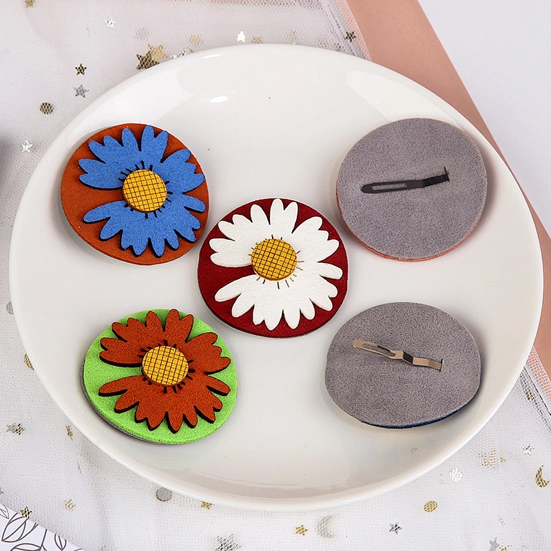 Cute Creative Notch Daisy BB Clip Hair Accessories Korean Female Hair Clips for Girls