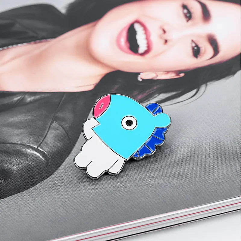 Hot sale BTS Kpop metal enamel pin badge