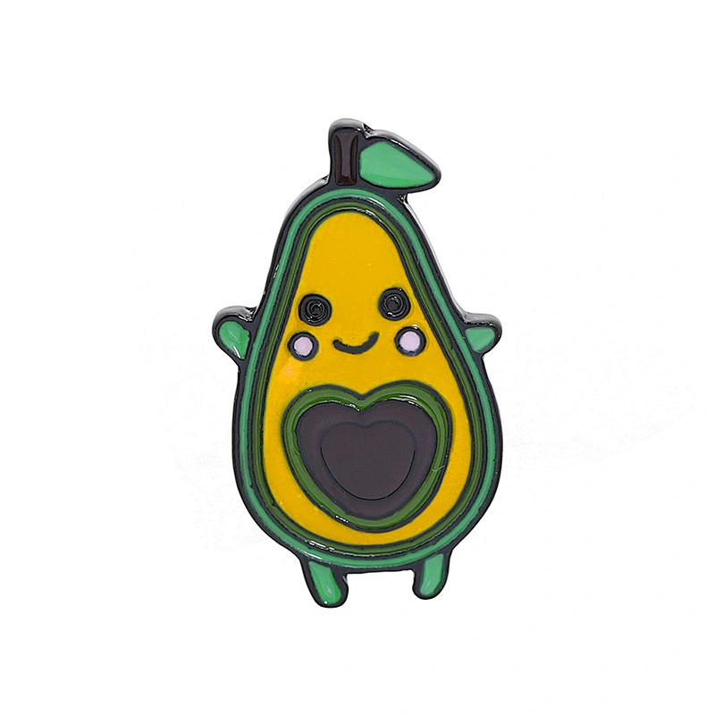 Sushi Donut Soft Enamel Pins Food Peach Avocado Lapel Pin Badge Fruit
