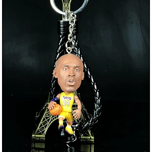 Basketball Star Figurine Basketball Fan Gift 3D Player Keychain