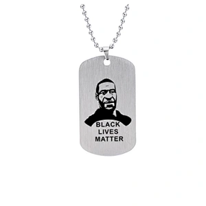 I Can't Breathe Stainless Steel Men Women Necklace Pendant