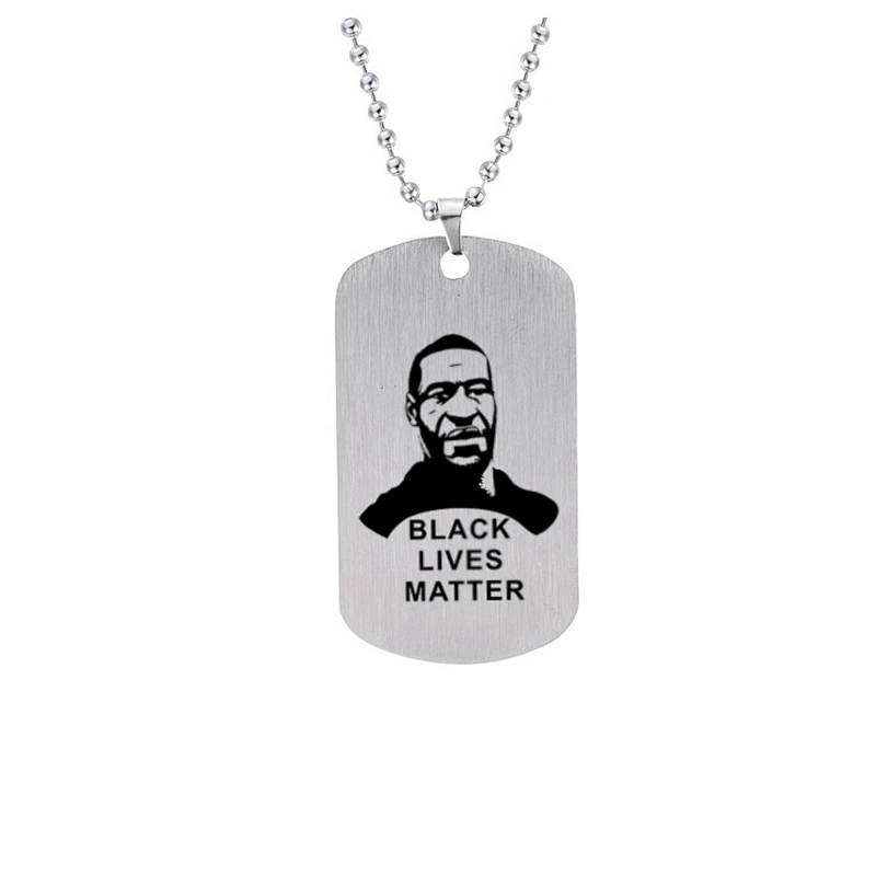 I Can't Breathe Stainless Steel Men Women Necklace Pendant