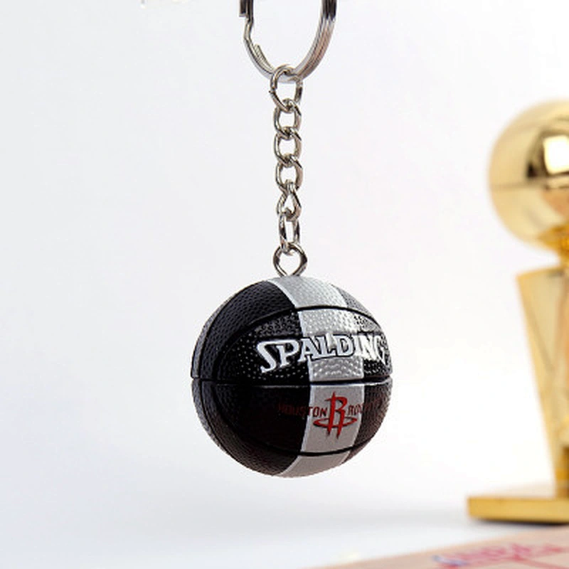 Souvenir Basketball Fan Gift 3D Basketball Keychain