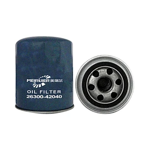 China Filter Suppliers Spare part Car Oil Filter 26300-42040