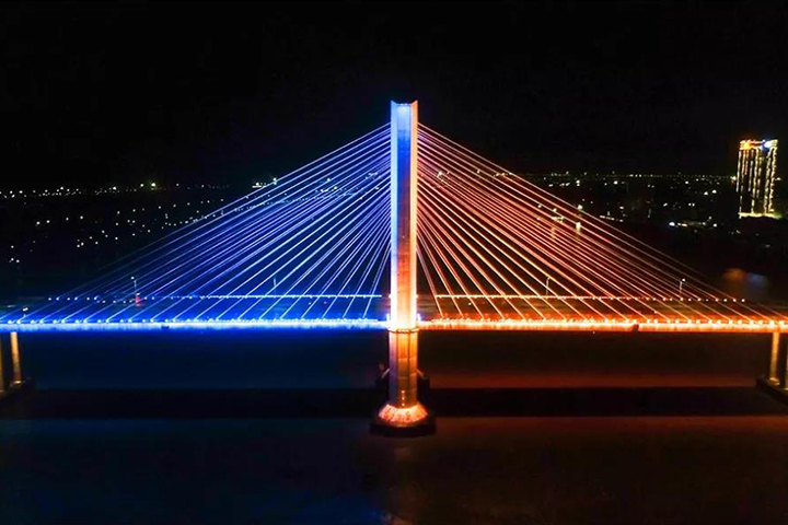 Hengqin Bridge - LED floodlight - Shone Lighting