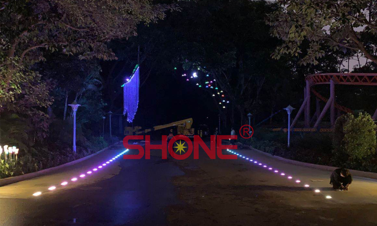 Guangzhou Chimelong paradise - LED brick light - Shone Lighting