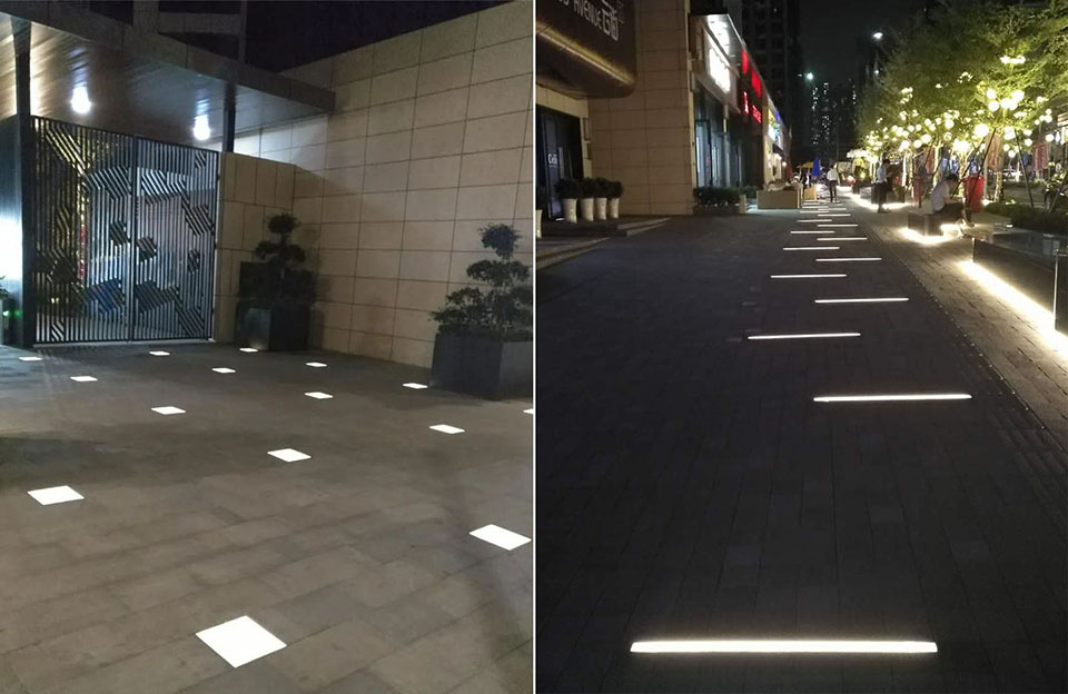 LED Floor Tiles - Shone Lighting
