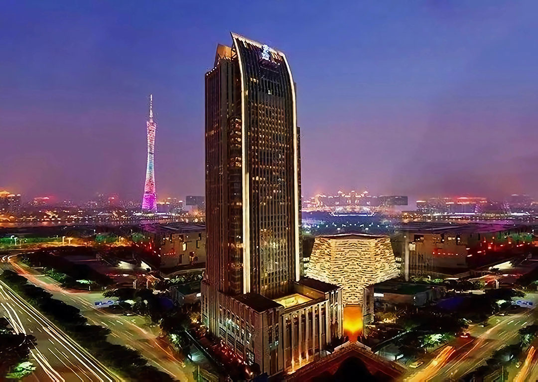 星级酒店建筑照明如何设计？先朗线条灯在酒店外立面泛光工程中的实践