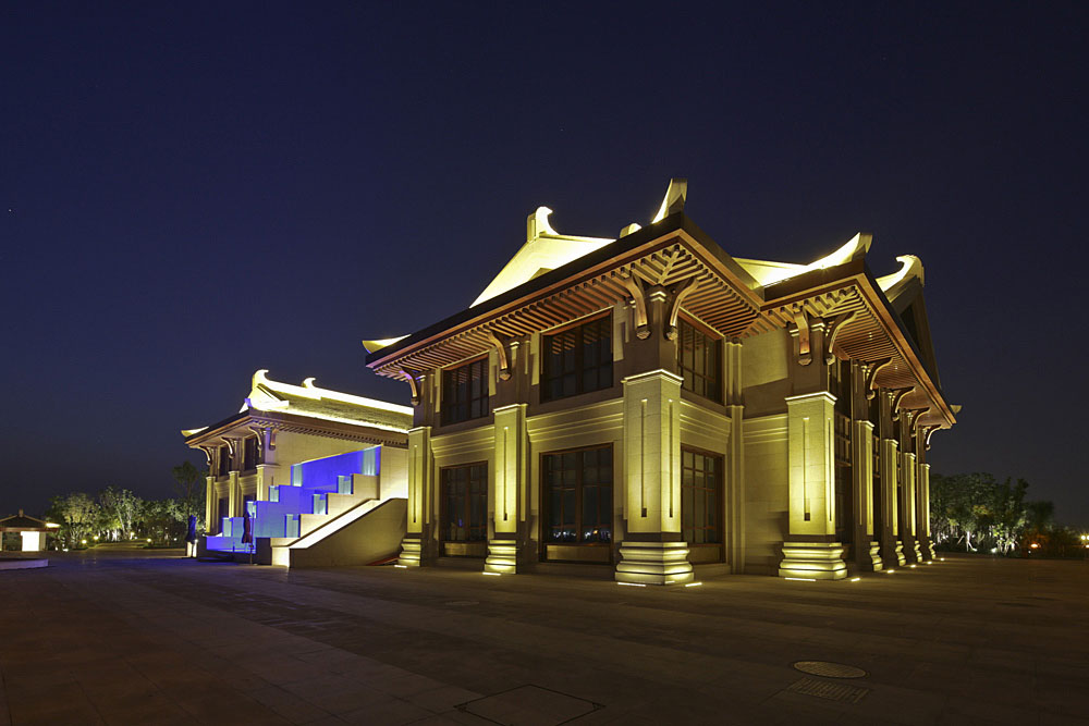 Tuanbo Photosynthetic Valley Spa Hotel - LED wall washer - Shone Lighting