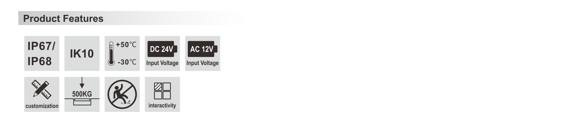 Triangular LED Brick - LED brick light - Shone Lighting