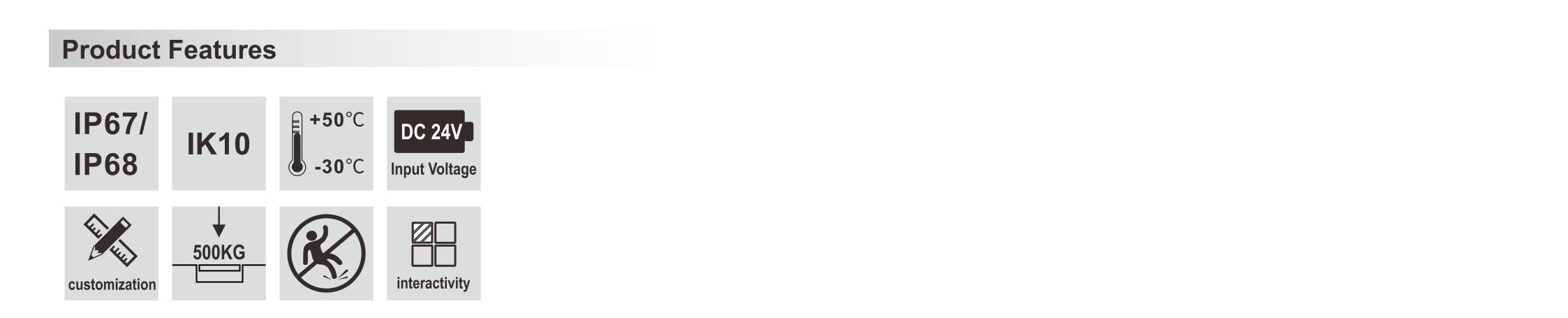 Sector LED Brick - LED brick light - Shone Lighting