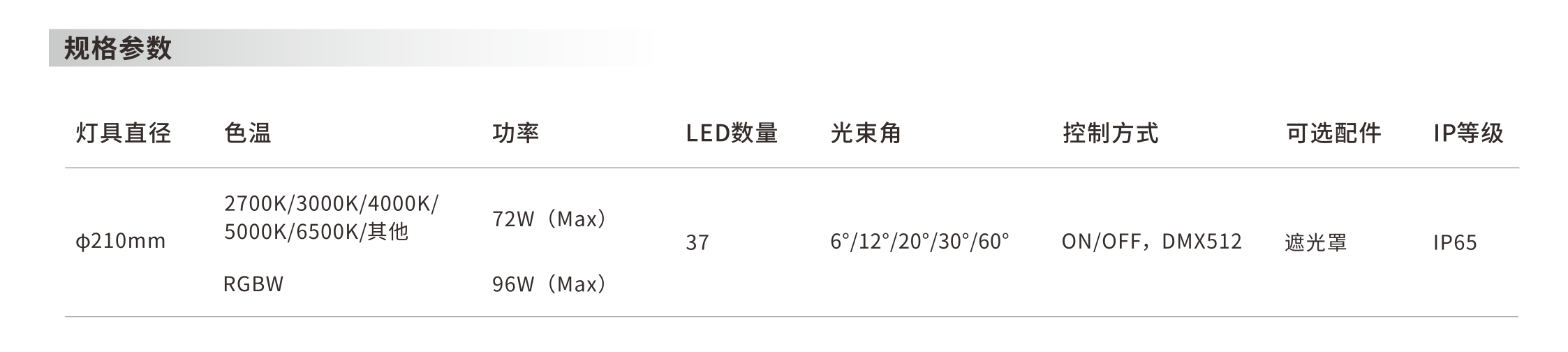 圆形投光灯 φ210x273mm - 广东先朗照明有限公司