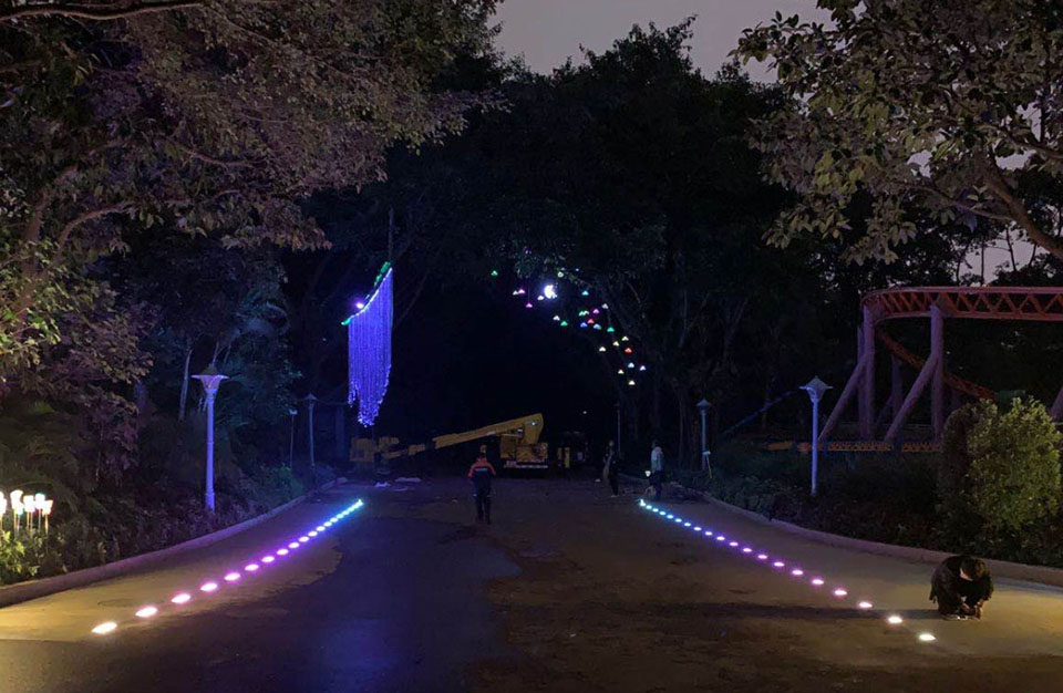 LED Floor Tiles - Shone Lighting