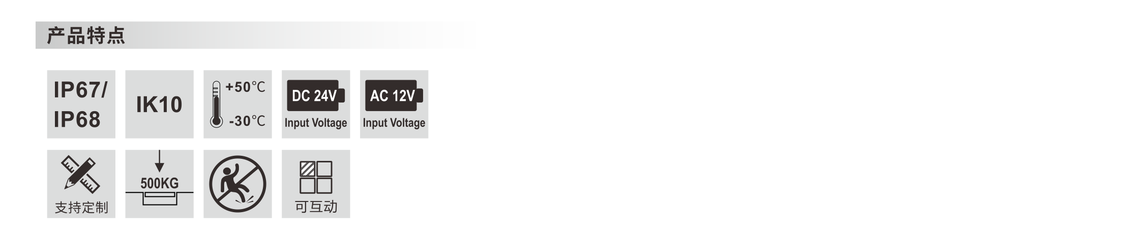 发光砖 φ150x55mm - 广东先朗照明有限公司