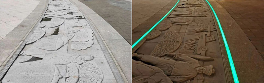 Outdoor Lighting | LED Floor Tiles in Parks