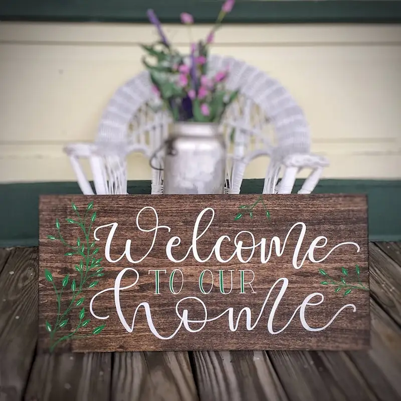 Wedding wooden sign  for writing wooden sign plaque blank  customize sign in wood any color any size