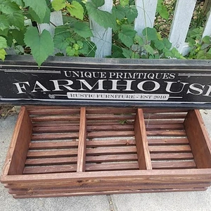Rustic FARMHOUSE CRATE BOX
