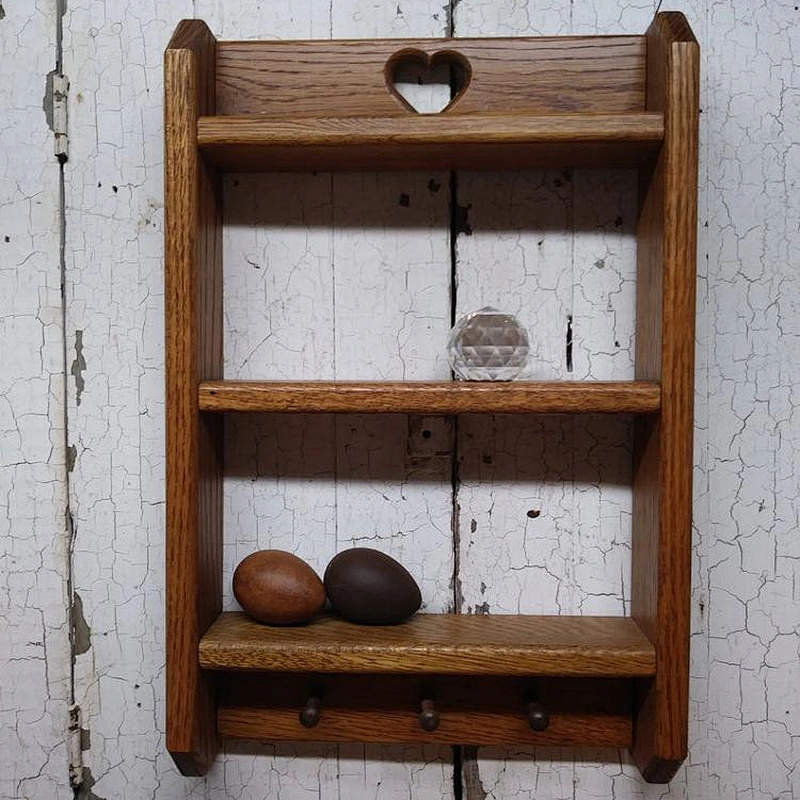 Wood wall shelves wall hanging shelf  shelves wall mount