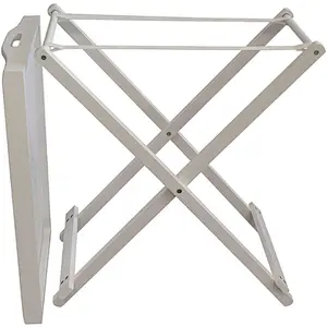 Cheapest Country Rustic Wood Coffee Tray-Wooden Folding Butler Tray Breakfast Serving Laptop Tray Side Table