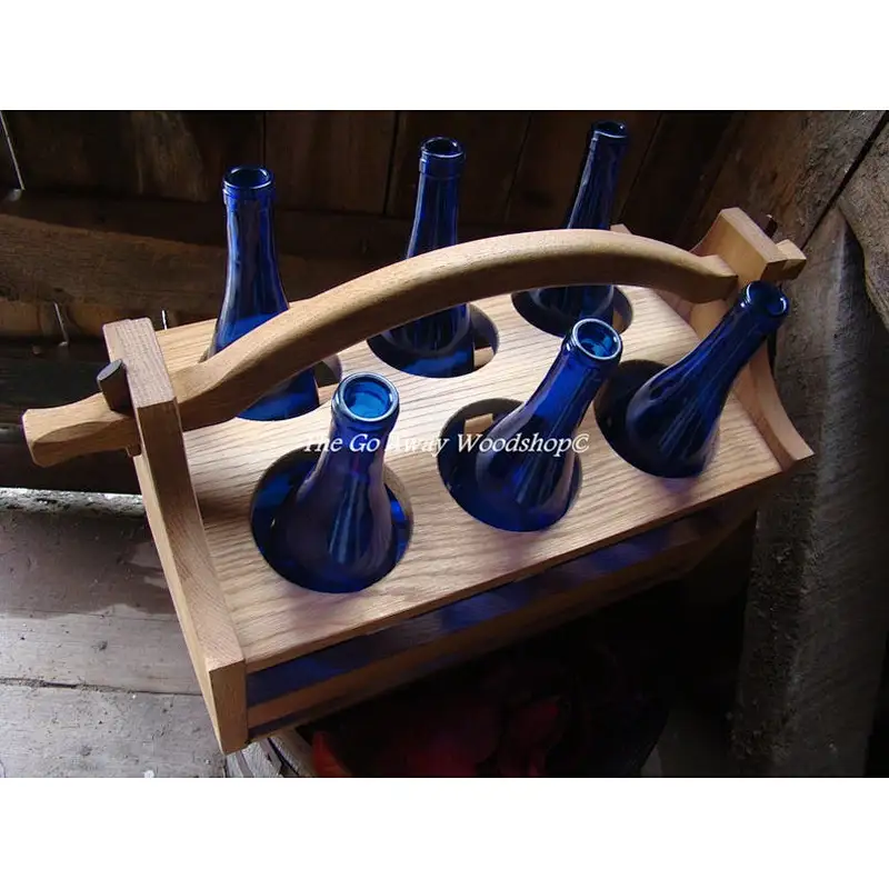 wood pack homebrew tote new gift *wooden box-Wooden wine tote