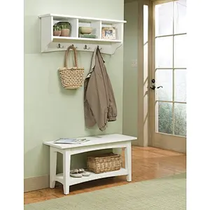 Storage Wall Coat Hook with Cubbies