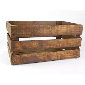 Rustic Wood Crate fruit crate wood  for vegetables wood crate storage wooden crates custom