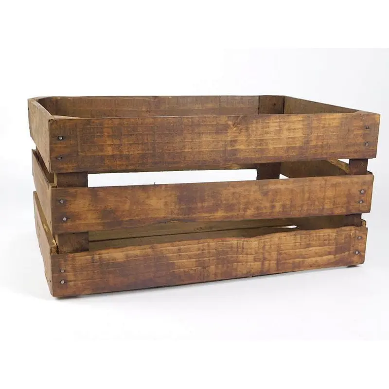 Rustic Wood Crate fruit crate wood  for vegetables wood crate storage wooden crates custom
