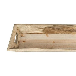 Rustic wooden decorated tray 2019