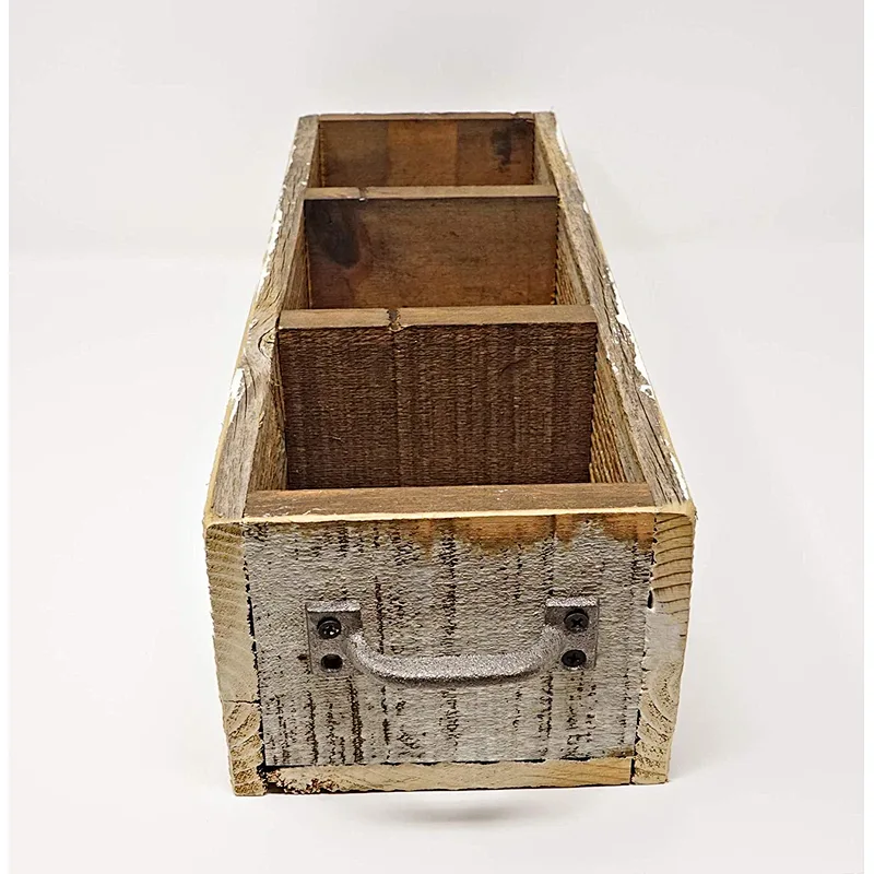 Wooden planter crate Elevated Raised Garden Bed Planter Box,rustic,