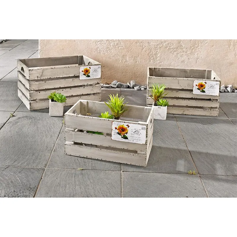 Decorative Wooden Crate 