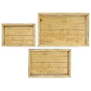 Wood Organizer Trays-The Gray Barn  Rectangle Vintage Farmhouse Shadow Box Shabby Chic Wood Serving Tray