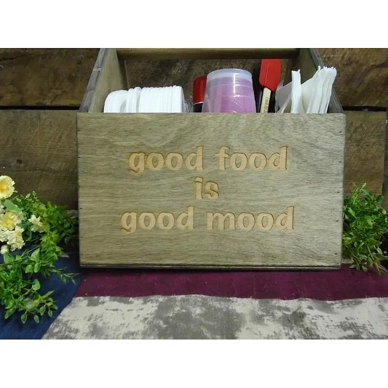 Wood holder kitchen organizer Storage wood box for kitchen use