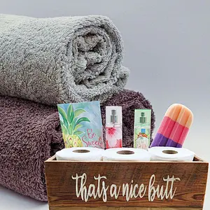Rustic Bathroom Decor Box