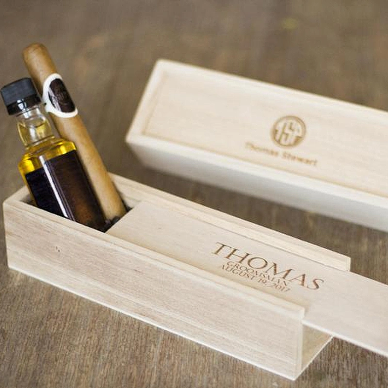 Solid Personalized wooden gift box, , Wooden Keepsake box For Christmas Wedding Party Birthday Box