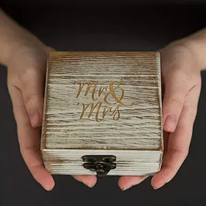 Wedding Ring Wooden Box ,Gift Box