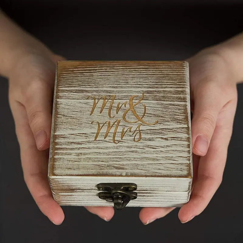 Wedding Ring Wooden Box ,Gift Box