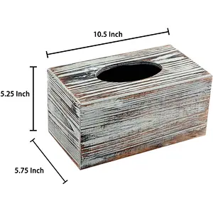 Handmade wooden box wooden tissue box holders decoration wooden box