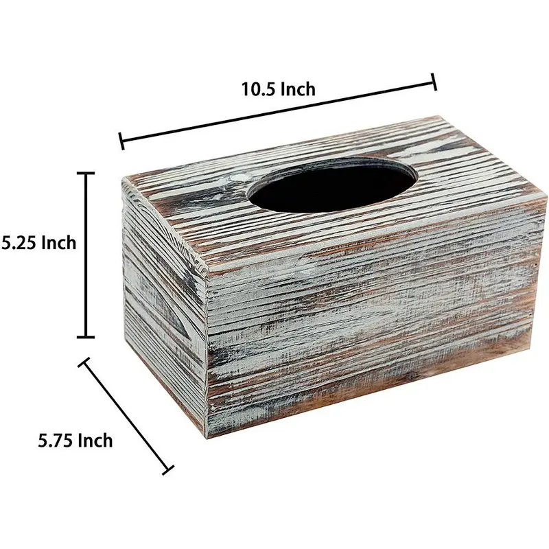 Handmade wooden box wooden tissue box holders decoration wooden box