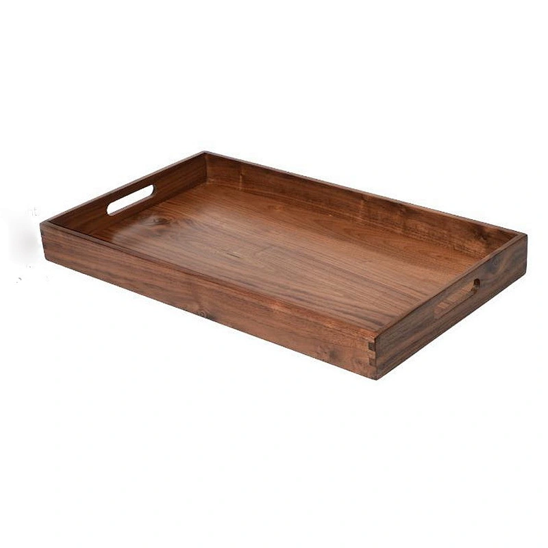 Custom Wooden Tray & Catchall Valet Tray Large Wooden Trays Wooden Tray For Ottoman