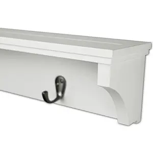 Wall shelf decorations wall shelf bathroom shelf with hooks wall mounted