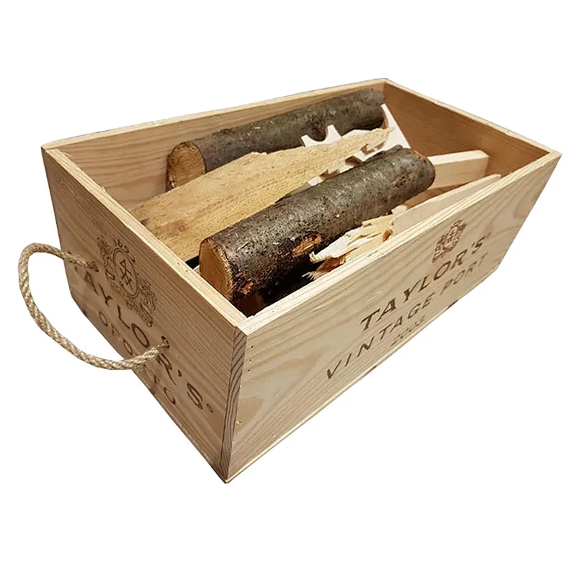 Wooden crate box