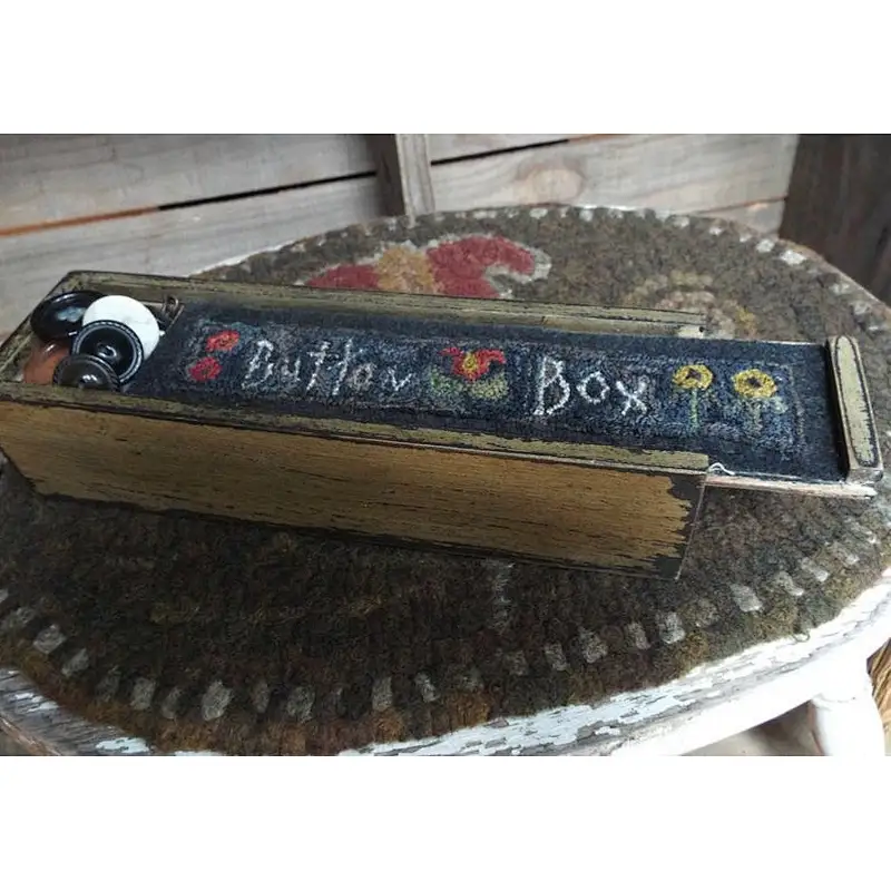 Unfinished Wood Box with Sliding Lid 2020