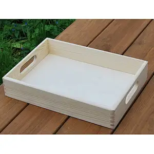 Rustic Wooden Serving Tray